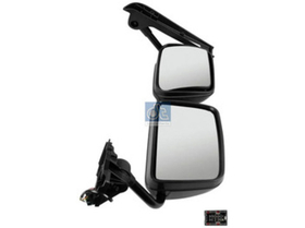 Зеркало RH DAF 45/55LF VOLVO FE/FL RVI Premium/Midlum/Kerax (подогр. Эл.рег короткий кронш.)