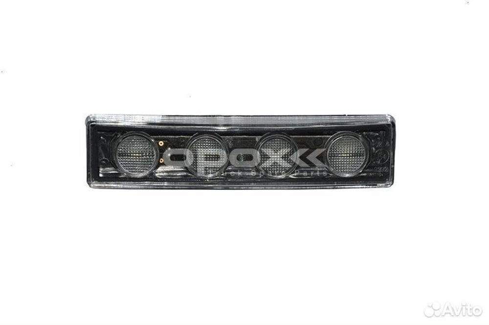 Фонарь габаритный в козырек красный LED Scania