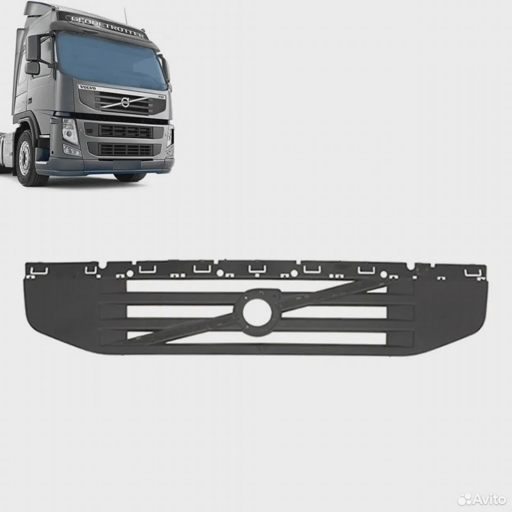 Решетка в капот (без молдинга) volvo