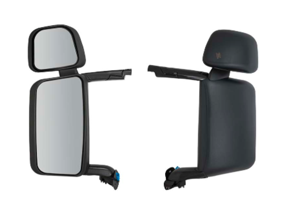 Зеркало левое Scania двойное с эл.рег подогревом [длинный кронштейн]