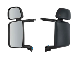 Зеркало левое Scania двойное с эл.рег подогревом [длинный кронштейн]