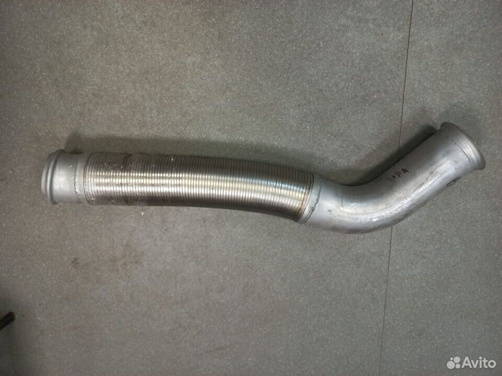 Труба глушителя приемная с гофрой (нерж) DAF CF/XF