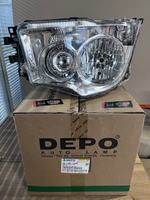 Фара правая мерседес актрос MP4 с ДХО ручная регулировка