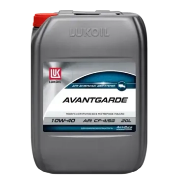 Масло моторное Лукойл Авангард 10W40 (20L) п/синт. API CF-4; SG; AVTODIZEL; KAMAZ