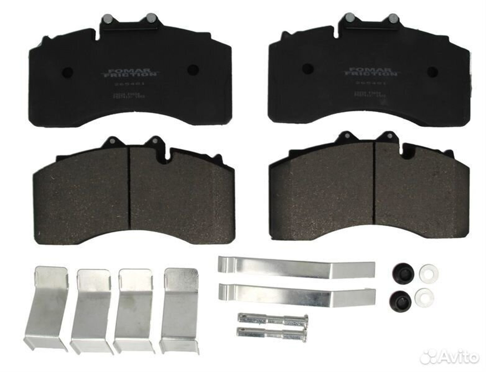 Колодки дисковые 210x92.5x30.отв. датч.5мм BPW (05
