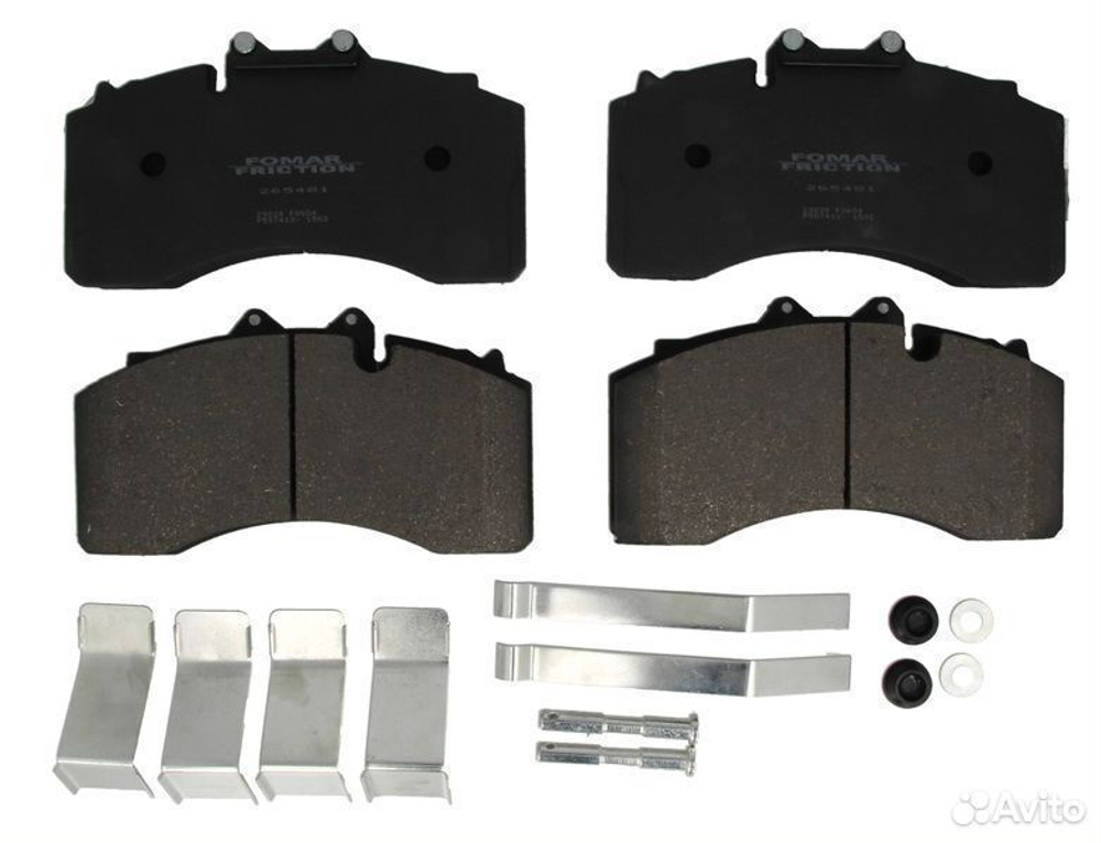 Колодки дисковые 210x92.5x30.отв. датч.5мм BPW (05