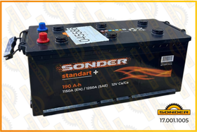 Аккумулятор 190Ah 1150А + справа 510x218x225 D5 (борт)