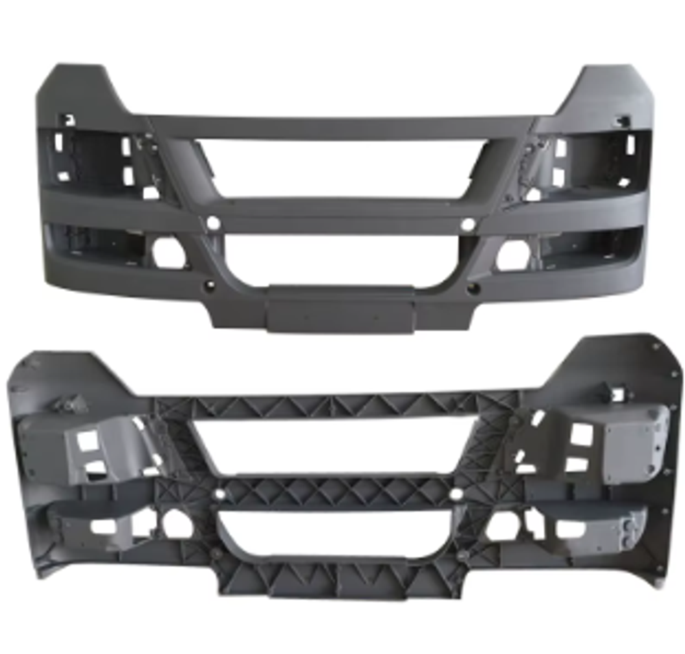 Бампер MAN TGS с креплением датчика ACC серый пластик