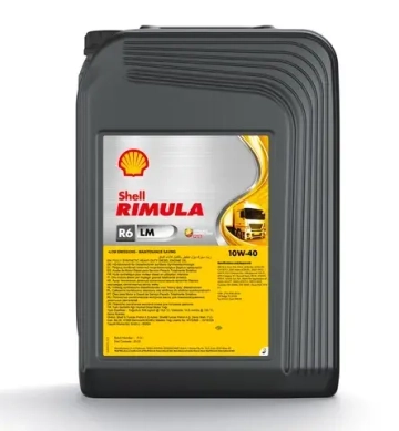 Масло моторное Shell Rimula R6 LM 10W40 (20L) синт. техн.