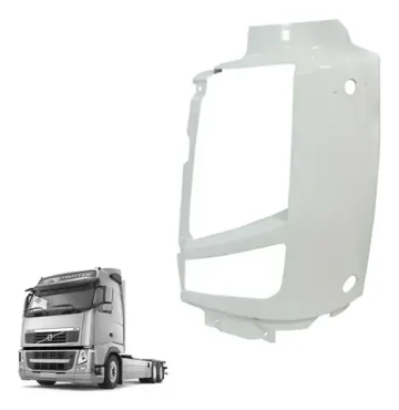Облицовка фары левая Volvo FH 3V (БЕЛАЯ)