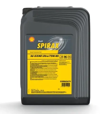 Масло трансмиссионное Shell Spirax S6 GXME Ultra 75W80 (20L) синт.