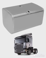 Бак топливный алюминиевый 500л 670x700x1265 scania