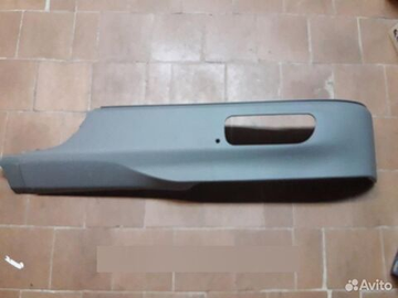 Спойлер бампера мерседес актрос аксор левый (с отв. под птф)