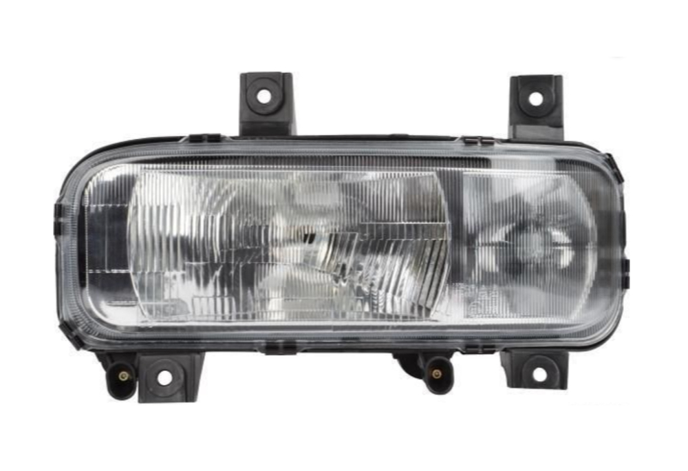 Фара левая мерседес атего 2 с электр.регулировкой ребристое стекло