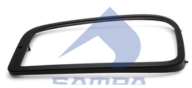 Облицовка фарылевая мерседес аксор чёрная