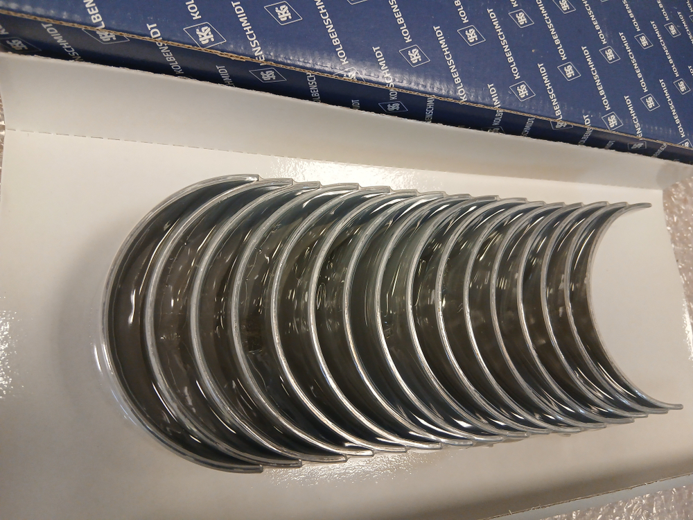 Вкладыши шатунные Scania 164 DC16 V8 ком-кт на 8 цил.