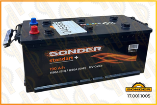 Аккумулятор 190Ah 1150А + справа 510x218x225 D5 (борт)