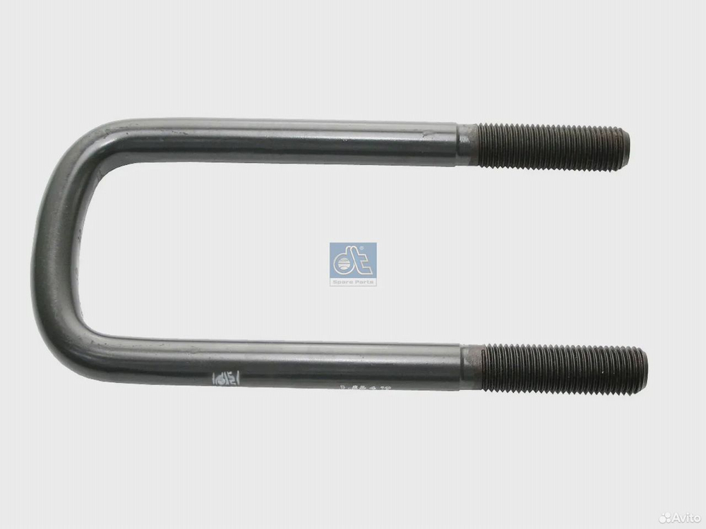 Стремянка рессоры U-образная 92xM24x3.0x265 с гайк