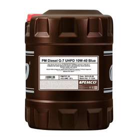 Масло моторное PEMCO DIESEL G-7 UHPD 10W40 BLUE (20L) синт.