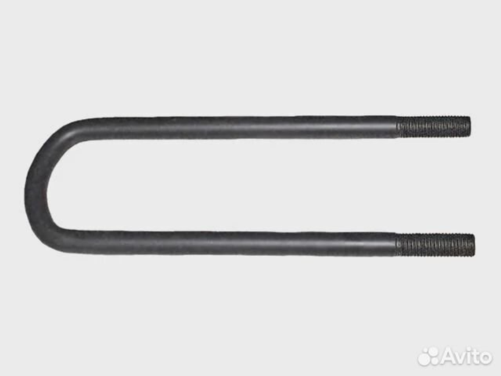 Стремянка рессоры U-образная 80xM20x2.5x310 с гайк