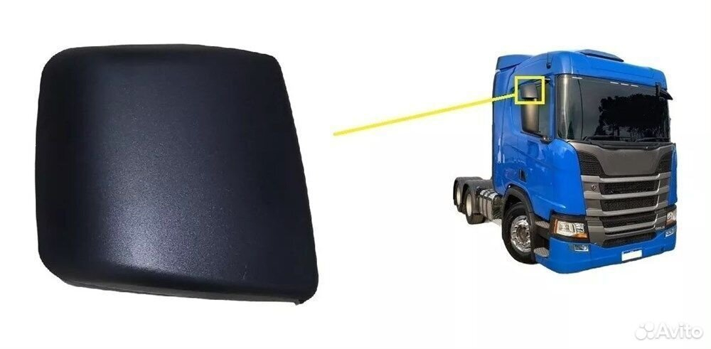 Крышка зеркала малого правая Scania