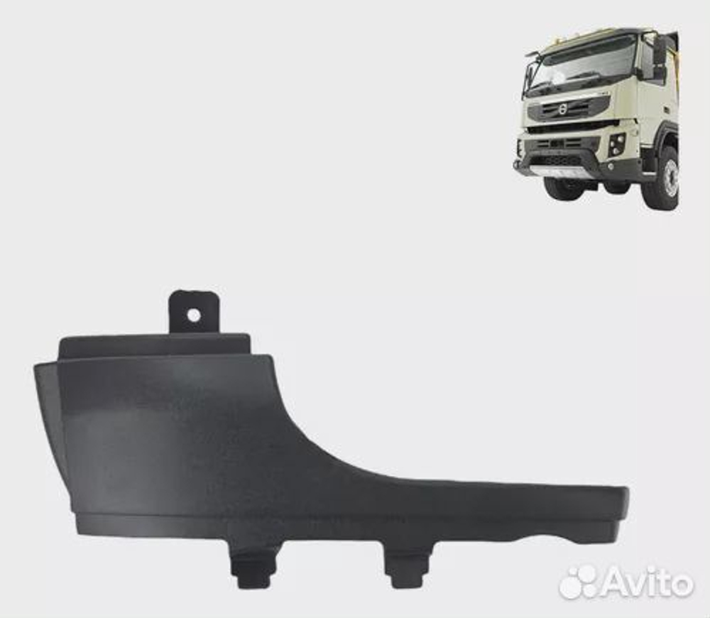 Панель бампера правая volvo