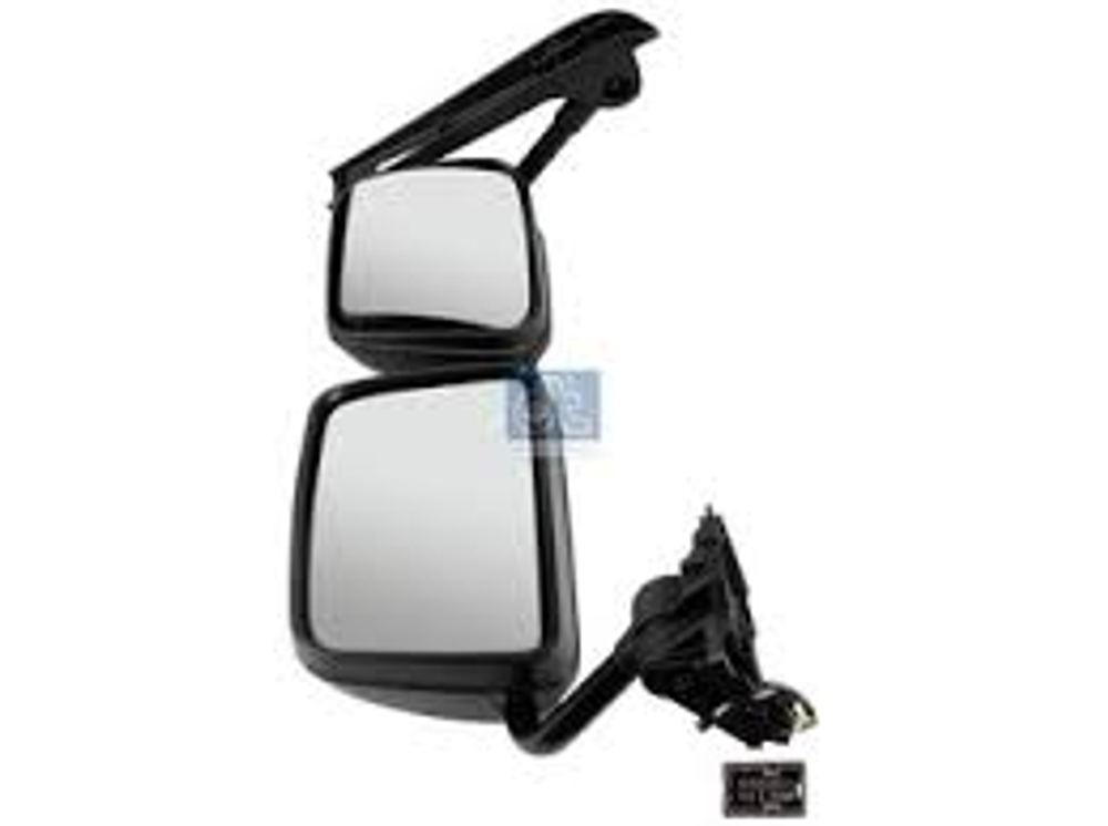 Зеркало LH DAF 45/55LF VOLVO FE/FL RVI Premium/Midlum/Kerax (подогр. Эл.рег короткий кронш.)