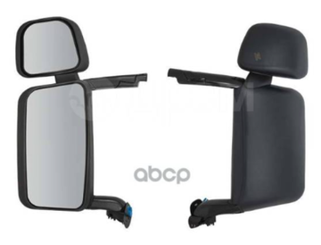 Зеркало левое Scania двойное механическое [короткий конштейн]