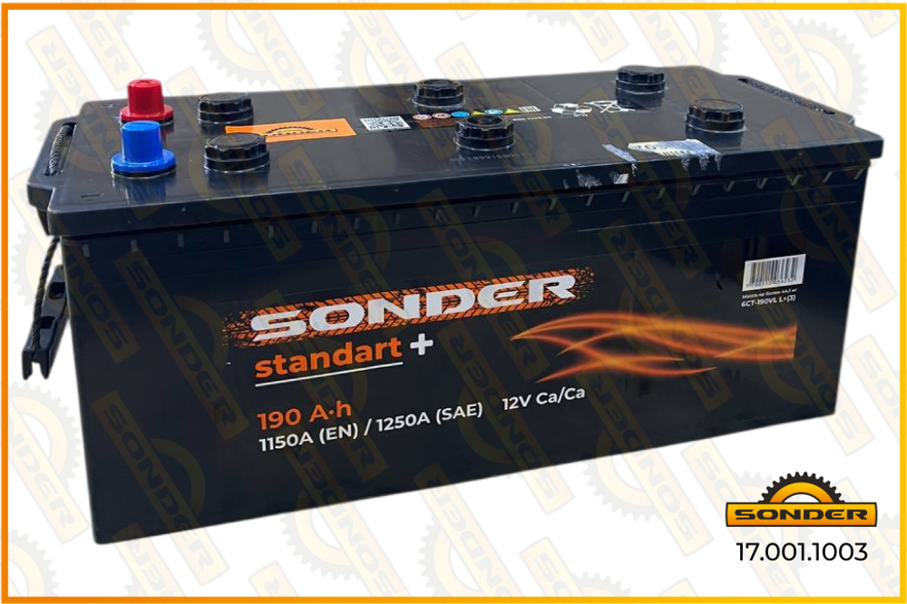 Аккумулятор 140Ah 900А + слева 513x189x225 D4