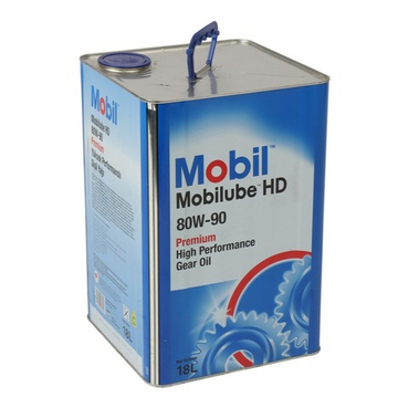 Масло трансмиссионное Mobil Mobilube HD 80W90 (18L) мин. API GL-5