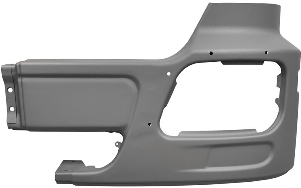 Угол бампера левый мерседес актрос MP2/3 (металл) без отв. под п\т