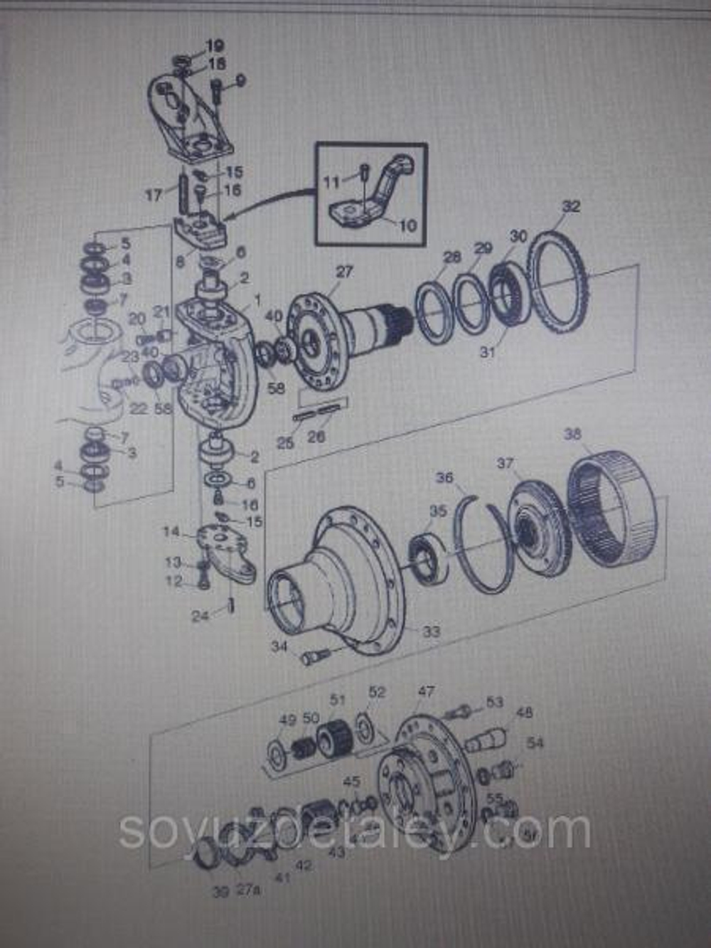 Рычаг промежуточный VOLVO FMX/FM полный привод 6*6 3192885
