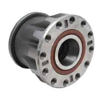 Ступица в сборе с подшипниками 70*196*130 T с ABS (со ступ.гайкой) 70x196mm TGA