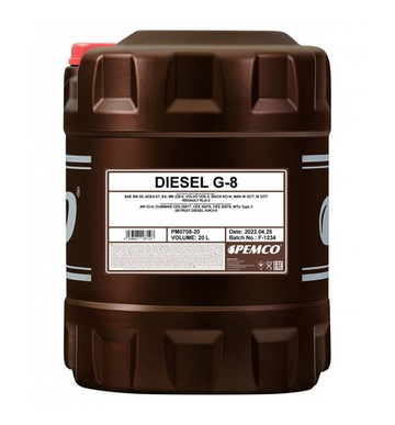 Масло моторное PEMCO DIESEL G-8 UHPD 5W30 (20L) синт.