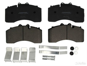Колодки дисковые 210x92.5x30.отв. датч.5мм BPW (05