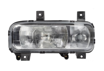 Фара левая мерседес атего 2 с электр.регулировкой ребристое стекло