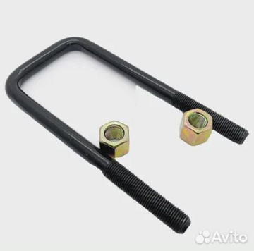 Стремянка рессоры U-образная 92xM22x2.5x300 с гайк