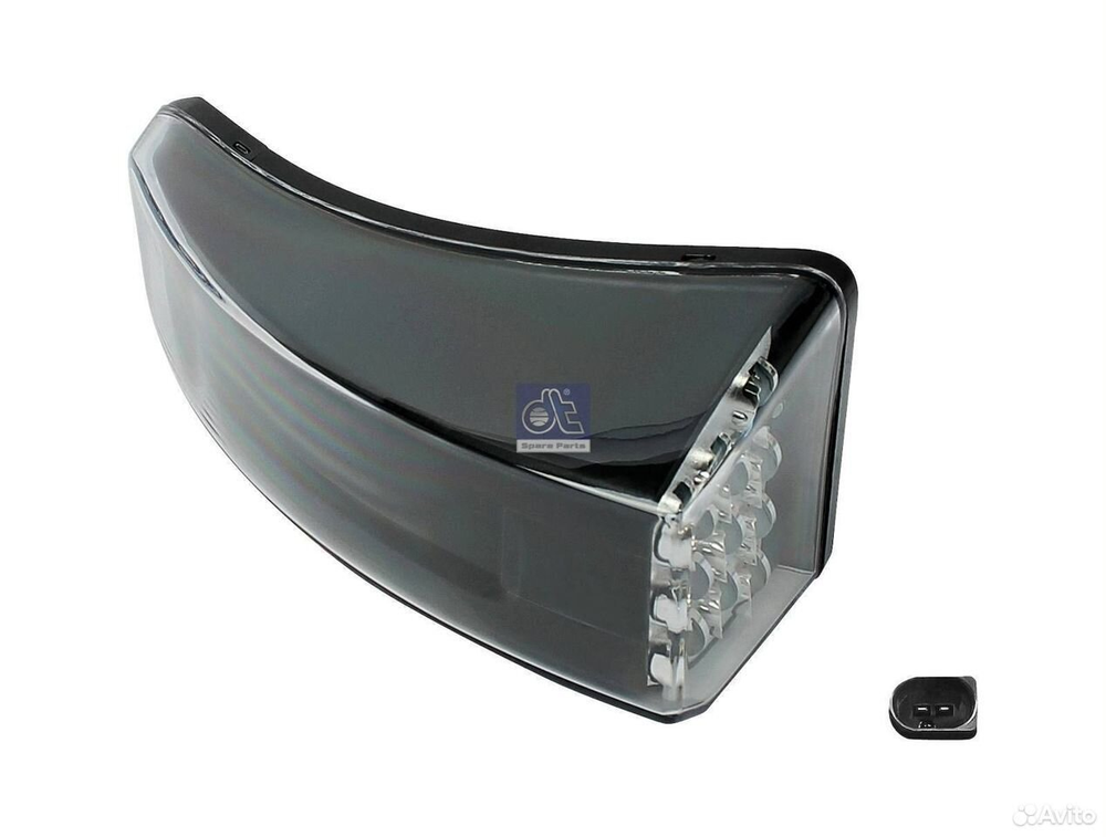 Повторитель левый volvo FH 4V черный (LED e-mark)