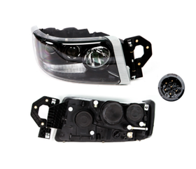 Фара правая рено премиум (черная)