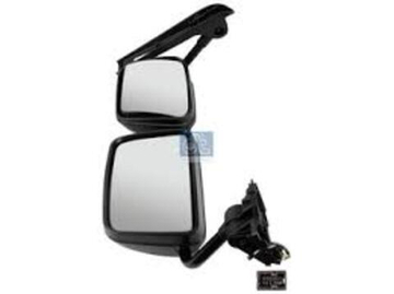 Зеркало LH DAF 45/55LF VOLVO FE/FL RVI Premium/Midlum/Kerax (подогр. Эл.рег короткий кронш.)