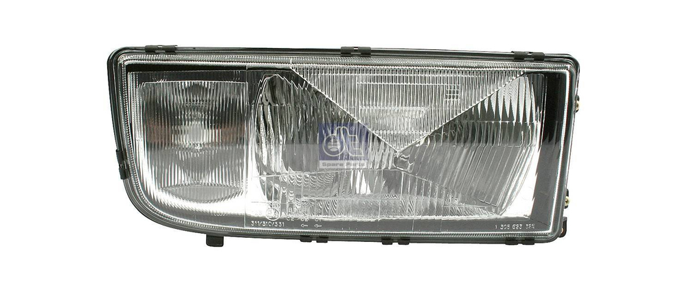 Фара правая мерседес актрос MP1 с противотуманкой ручная регулировка