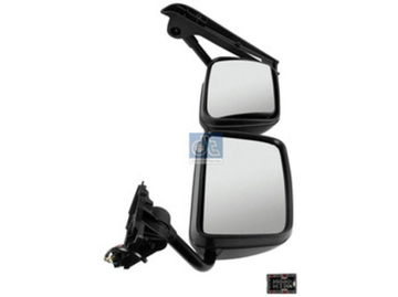 Зеркало RH DAF 45/55LF VOLVO FE/FL RVI Premium/Midlum/Kerax (подогр. Эл.рег короткий кронш.)