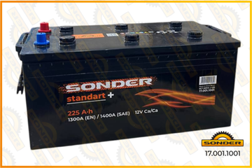Аккумулятор Standart+ 225Ah 1300А + слева 518x276x242