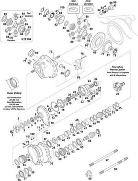 Болт масляного коллектора проходного редуктора Scania RB652 187655 809770  74170259