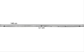 Накладка верх/верхней решетки VOLVO FH5 2021 (ХРОМ)