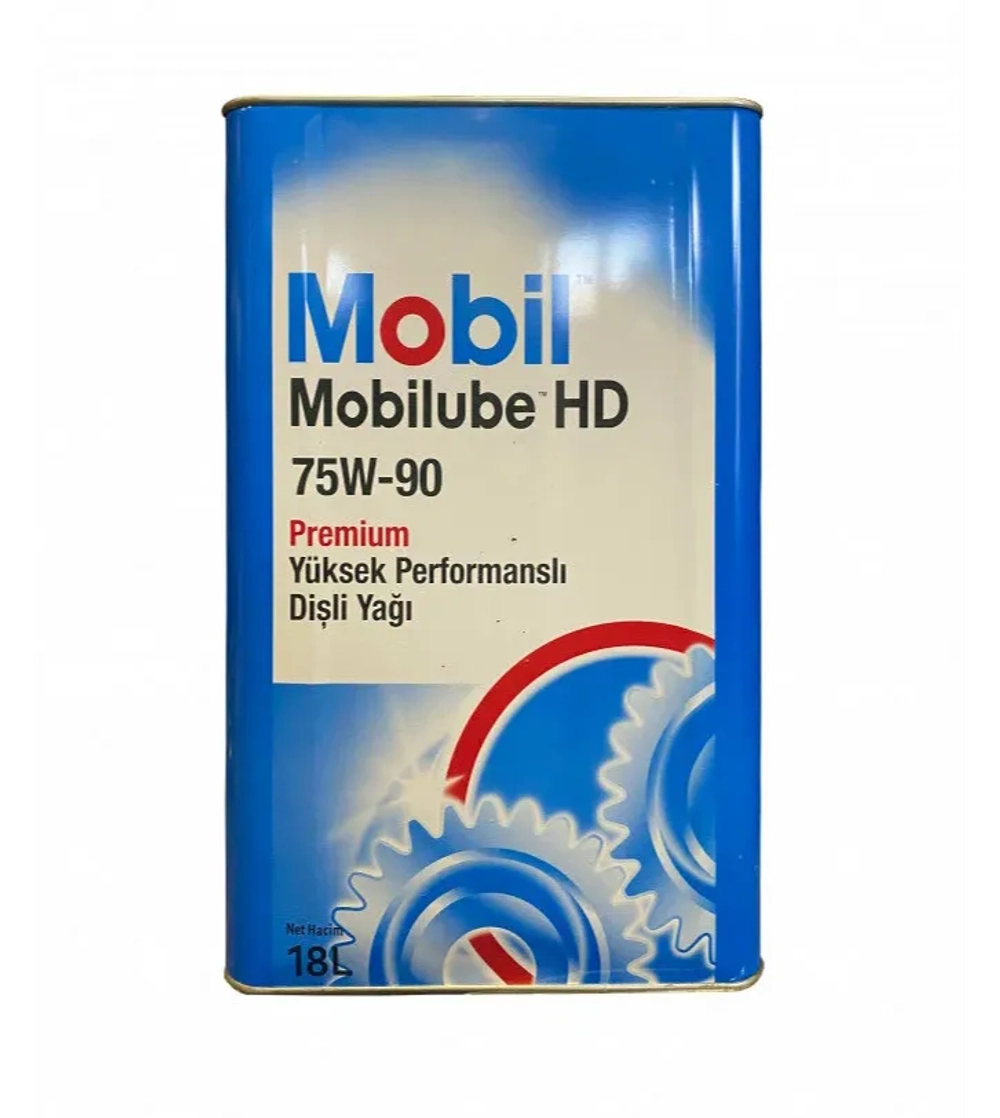 Масло трансмиссионное Mobil Mobilube HD 75W90 (18L) синт. API GL-5