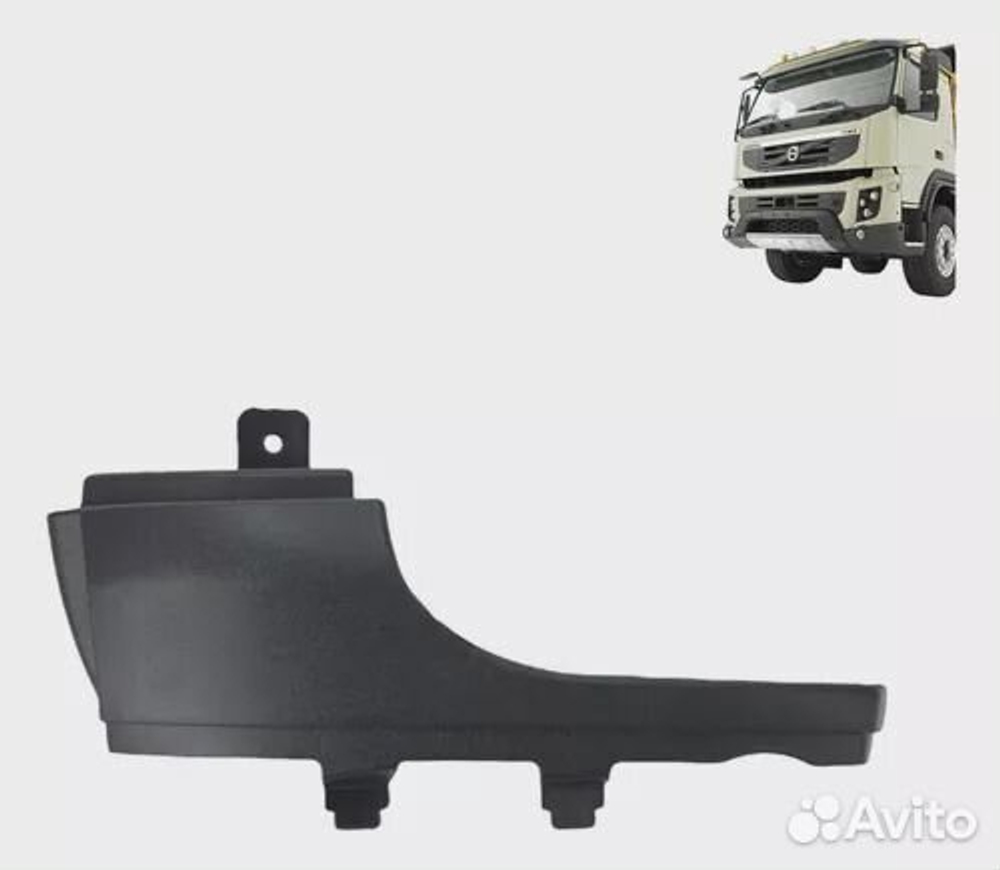 Панель бампера правая volvo