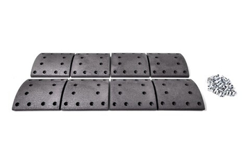 Накладки тормозные ивеко траккер 410*200