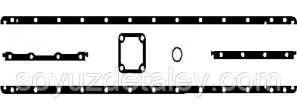 Прокладка картера Scania 112/113/114 	550211 551466 550036
