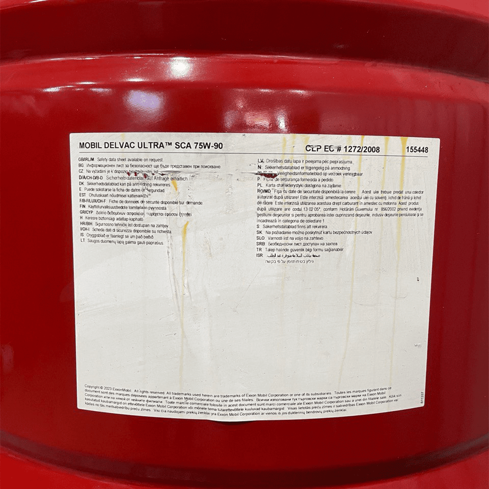Масло трансмиссионное Mobil Delvac Ultra SCA 75W90 (208L) синт.